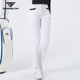다운블로우 여성 스판 포켓 배색 골프바지 W-3102W